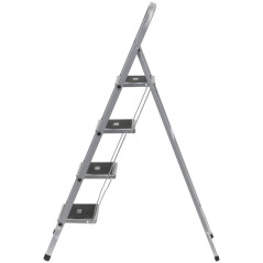 Лестница-стремянка стальная 4 широкие ступени Н-139см вес 6.7кг FIT 65383