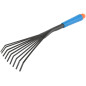 Грабельки веерные син. пластиковая ручка 415мм FIT 77060