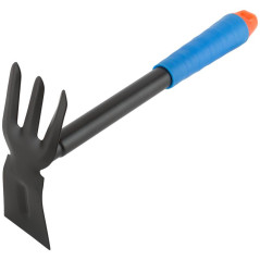 Мотыга син. пластиковая ручка 300мм FIT 77062