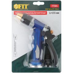 Пистолет для полива регулируемый Профи 155мм син. FIT 77301