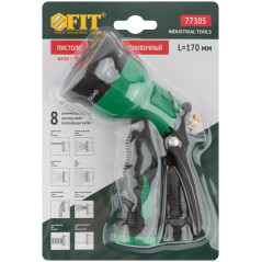 Пистолет для полива 8 режимов 170мм зел. FIT 77305