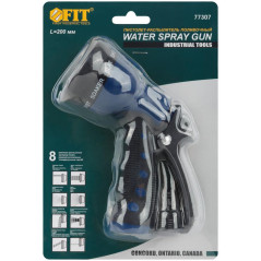 Пистолет для полива 8 режимов 200мм син. FIT 77307