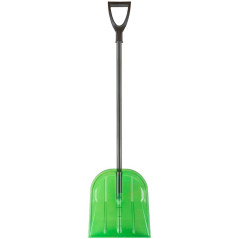 Лопата для уборки снега Профи поликарбонатная алюм. черенок малая 340х385х1350мм FIT 68113