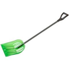 Лопата для уборки снега Профи поликарбонатная алюм. черенок малая 340х385х1350мм FIT 68113