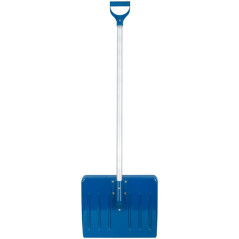 Лопата для уборки снега Профи поликарбонатная алюм. черенок малая 410х350х1300мм FIT 68117