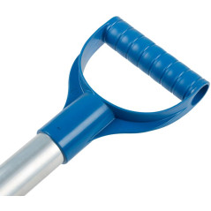 Лопата для уборки снега Профи поликарбонатная алюм. черенок малая 410х350х1300мм FIT 68117