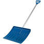 Лопата для уборки снега Профи поликарбонатная алюм. черенок средняя 460х420х1350мм FIT 68118