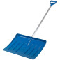 Лопата для уборки снега Профи поликарбонатная алюм. черенок большая 550х420х1350мм FIT 68119