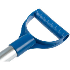 Лопата для уборки снега Профи поликарбонатная алюм. черенок большая 550х420х1350мм FIT 68119