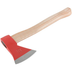 Топор кованая усиленная сталь деревянная ручка 600г FIT 46006