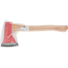 Топор кованая усиленная сталь деревянная ручка 600г FIT 46006