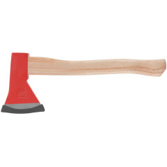 Топор кованая усиленная сталь деревянная ручка 600г FIT 46006