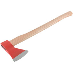 Топор кованая усиленная сталь деревянная длинная ручка 1250г FIT 46112