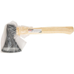 Топор кованая усиленная сталь деревянная полированная ручка 800г FIT 46138