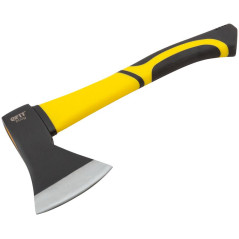 Топор кованая усиленная сталь усиленная фиберглассовая ручка 600г FIT 46212