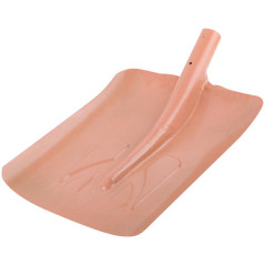 Лопата для уборки снега тротуарная стальная без черенка 340х385мм КУРС 68121