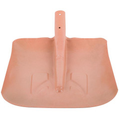 Лопата для уборки снега тротуарная стальная без черенка 340х385мм КУРС 68121