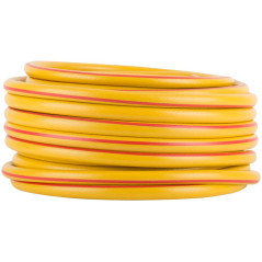 Шланг поливочный трехслойный армированный 1/2дюймх2.0ммх25м желт. КУРС 76315