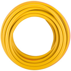 Шланг поливочный трехслойный армированный 1/2дюймх2.0ммх25м желт. КУРС 76315