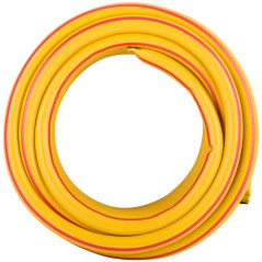 Шланг поливочный трехслойный армированный 3/4дюймх2.2ммх15м желт. КУРС 76317
