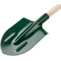 Лопата штыковая с ребрами жесткости с деревянным черенком 190х350х1420мм КУРС 77212