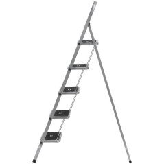 Лестница-стремянка стальная 5 широких ступеней Н-164см вес 8.2кг FIT 65384
