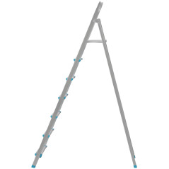 Лестница-стремянка стальная 7 ступеней вес 7.3кг КУРС 65329