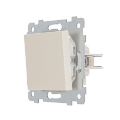 Выключатель 1-кл. СП Аксиома С110-447 10А IP20 механизм сл. кость Кунцево 122007