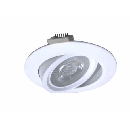 Светильник светодиодный Downlight RR 7Вт 180-265В 4000К кругл. поворотн. панель бел. КОСМОС KDownRR7W4000K