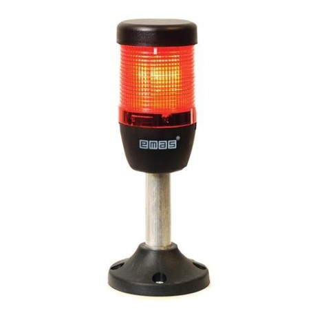 Колонка сигнальная 50мм 220В светодиод LED красн. EMAS IK51L220XM03
