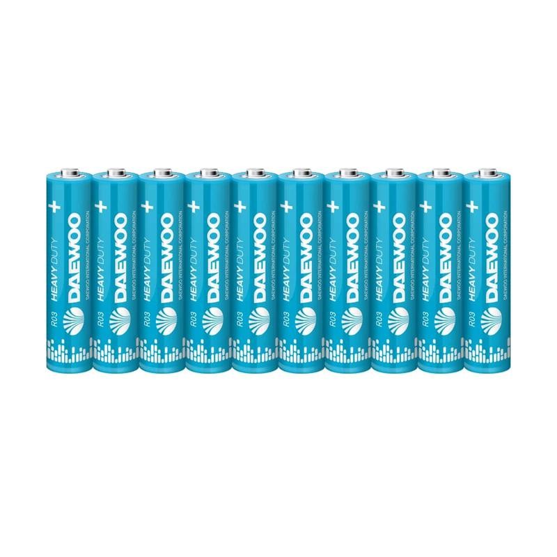 Элемент питания солевой AAA/R03 1.5В Heavy Duty Shrink-10 (уп.10шт) DAEWOO 5042148 Элемент питания солевой AAA/R03 1.5В Heavy Duty Shrink-10 (уп.10шт) DAEWOO 5042148