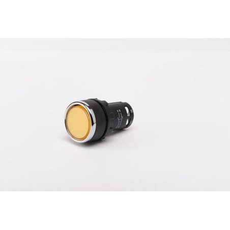 Кнопка нажимная моноблочная 22мм IP 40 1НО+1НЗ EMAS MB102DS