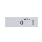 Табличка "0-1" со стрелкой возврата из 1 в 0 8мм EMAS BET0801OK Табличка "0-1" со стрелкой возврата из 1 в 0 8мм EMAS BET0801OK