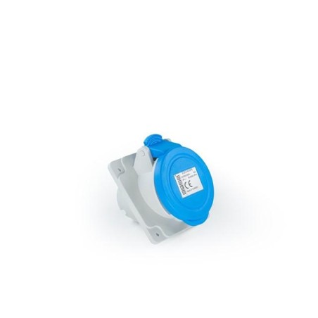 Корпус наклонный с гнездом стандарт CEE 3х16А (2P+E) EMAS ECE316V4PE