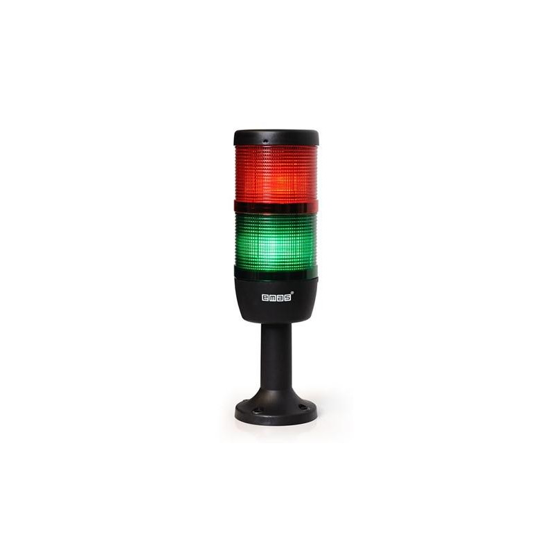Колонна сигнальная 70мм 220В светодиод LED красн./зел. EMAS IK72L220XM01
