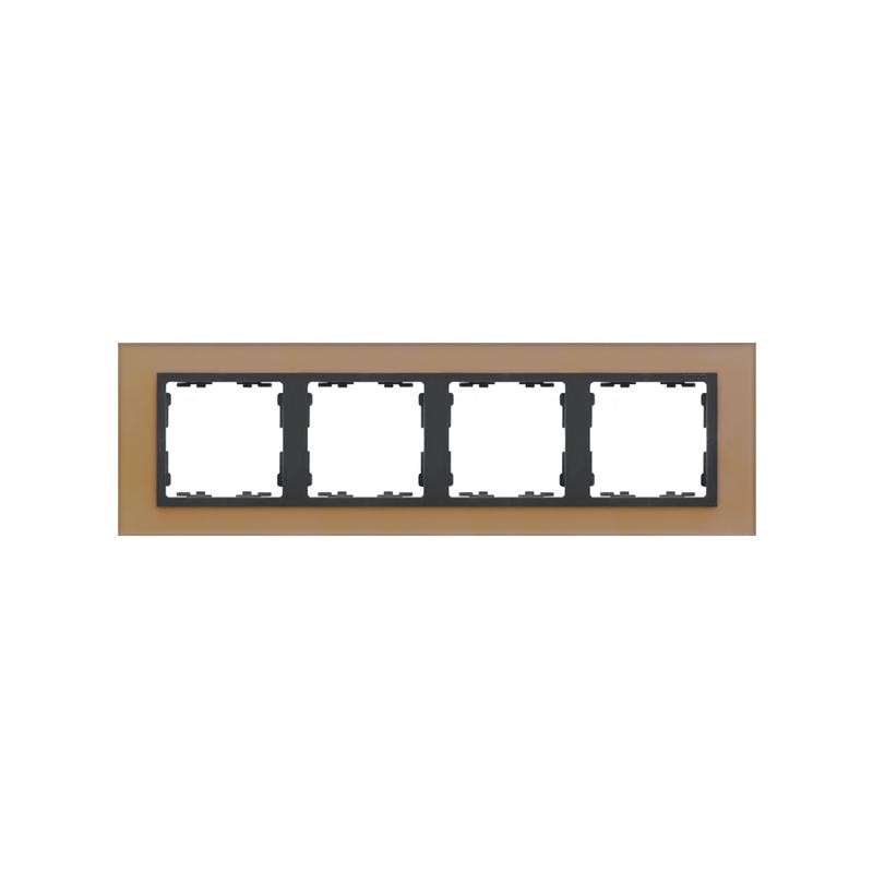 Рамка 4-м Simon82 Nature медь/графит стекло Simon 82847-34 Рамка 4-м Simon82 Nature медь/графит стекло Simon 82847-34