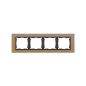 Рамка 4-м Simon82 Nature медь/графит стекло Simon 82847-34 Рамка 4-м Simon82 Nature медь/графит стекло Simon 82847-34