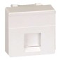 Адаптер на 1 RJ45(12) коннектор широкий шторка Simon27 сер. 27087-37 Адаптер на 1 RJ45(12) коннектор широкий шторка Simon27 сер. 27087-37