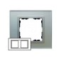 Рамка 2-м Simon82 стекло серебр. Simon 82927-62 Рамка 2-м Simon82 стекло серебр. Simon 82927-62