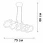 Светильник светодиодный LED 64Вт 3900-4200К 4780лм Vitaluce V3965-1/5S Светильник светодиодный LED 64Вт 3900-4200К 4780лм Vitaluce V3965-1/5S