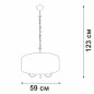 Люстра 5xE14 макс. 40Вт Vitaluce V3983-0/5 Люстра 5xE14 макс. 40Вт Vitaluce V3983-0/5
