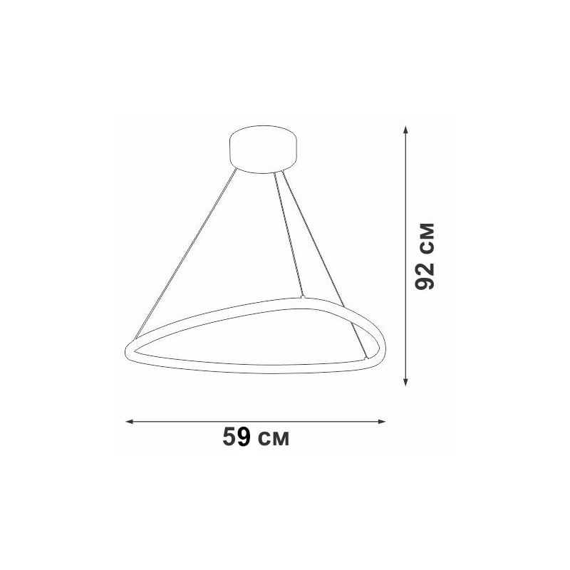 Светильник светодиодный LED 39Вт 3900-4200К 3050лм Vitaluce V4624-1/1S Светильник светодиодный LED 39Вт 3900-4200К 3050лм Vitaluce V4624-1/1S