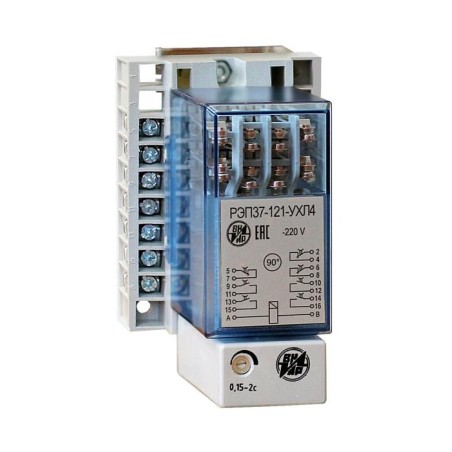 Реле промежуточное РЭП-37-121 220В пост. 2...10с. 2/3 зад. прис. ВНИИР A8120-79684631