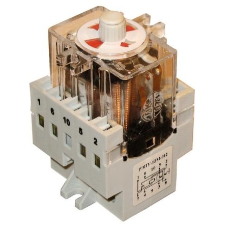 Реле промежуточно-указательное РЭПУ-12М-012-3-У3 220В 50Гц ВНИИР A8120-T90009365