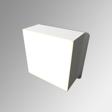 Светильник светодиодный RVE-LBX-PLAZA-10015-1-GR 9Вт 4000К 85х85х40 квадрат встраив. грильято бел.RVElektro RVE00003233