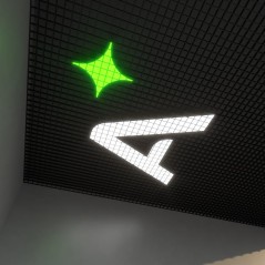 Светильник светодиодный RVE-LBX-PLAZA-10010-1-GR квадрат грильято 1шт 90х90х40мм 9Вт встраиваемый 4000К бел. RVElektro RVE000032