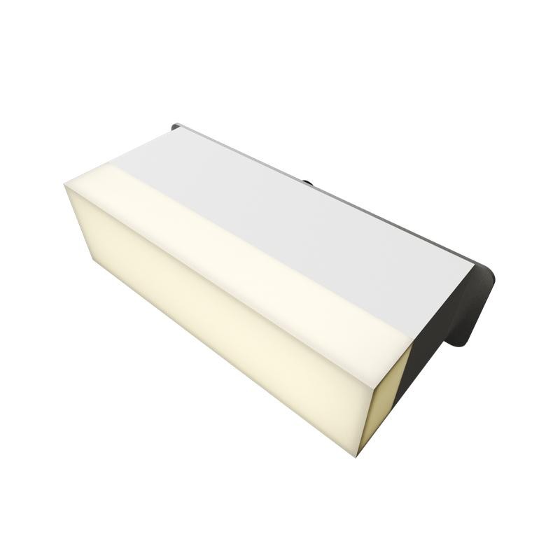 Светильник светодиодный RVE-LBX-LUMO20-PLAZA5015010-1-GR прямоугольник грильято 1шт 40х140х60мм 12Вт встраиваемый 4000К бел. RVE