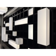 Светильник светодиодный RVE-LBX-LUMO20-PLAZA7510-6-GR квадрат грильято 6шт 65х65х60мм 27Вт встраиваемый 4000К бел. RVElektro RVE