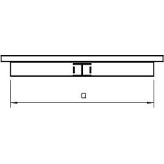 Секция Т-образная с крышкой для кабельного короба 180мм LKM T60060FS OBO 6248187