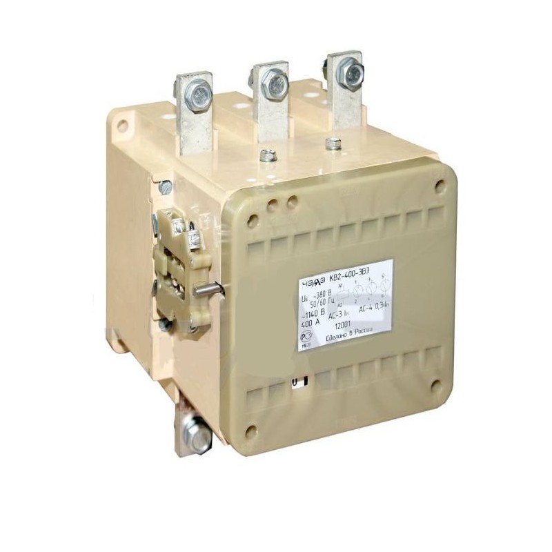 Контактор вакуумный КВ-2-400-3-Д В3 380В AC 4НО+4НЗ ЧЭАЗ A8119-T80950223 Контактор вакуумный КВ-2-400-3-Д В3 380В AC 4НО+4НЗ ЧЭАЗ A8119-T80950223